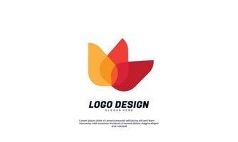 stock abstract originally created company business transparency icon for creative design vector