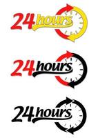 Twenty Four Hours Icon vector