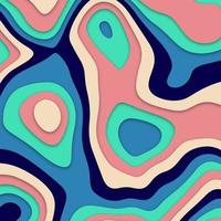 Abstract colorful papercut background design vector