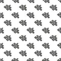 Puzzle seamless pattern vector