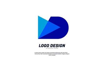 stock vector abstract creative modern business icon design shape element with building template best for brand identity