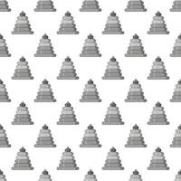 Childrens pyramid seamless pattern vector