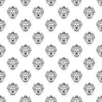 Clown seamless pattern vector