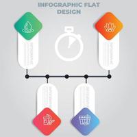 Business data visualization. Process chart. Abstract elements of graph, diagram with steps, options, parts or processes. Vector business template for presentation. Creative concept for infographic.