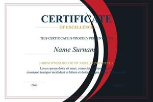 Creative Certificate of Appreciation Award Template vector