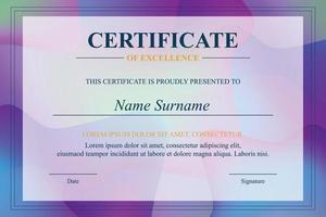 Creative Certificate of Appreciation Award Template vector