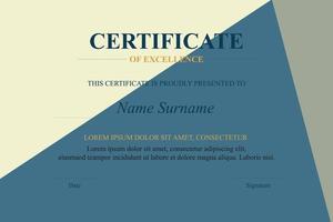 Creative Certificate of Appreciation Award Template vector