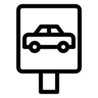 icono de transporte en blanco y negro vector