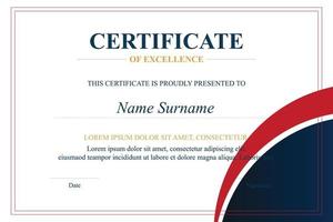 Creative Certificate of Appreciation Award Template vector
