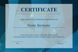 Creative Certificate of Appreciation Award Template vector