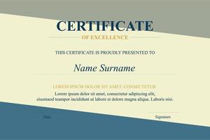 Creative Certificate of Appreciation Award Template vector