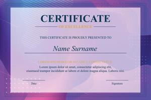 Creative Certificate of Appreciation Award Template vector