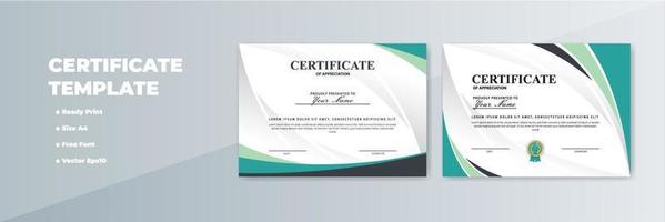 Creative Certificate of Appreciation Award Template vector