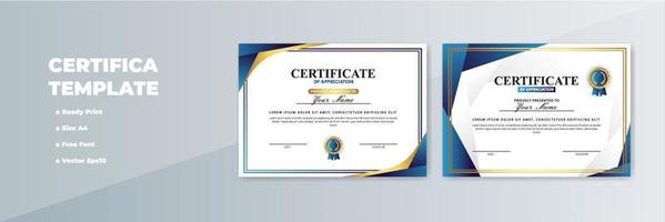 Creative Certificate of Appreciation Award Template vector