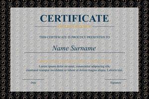 Creative Certificate of Appreciation Award Template vector