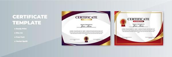 Creative Certificate of Appreciation Award Template vector