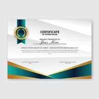 Creative Certificate of Appreciation Award Template vector