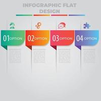 visualización de datos comerciales. diagrama del proceso. elementos abstractos de gráfico, diagrama con pasos, opciones, partes o procesos. plantilla de negocio vectorial para presentación. concepto creativo para infografía. vector