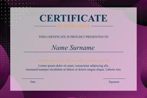 Creative Certificate of Appreciation Award Template vector