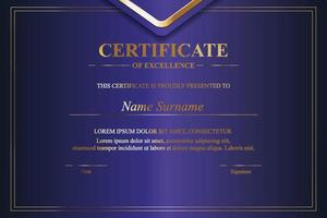 Creative Certificate of Appreciation Award Template vector