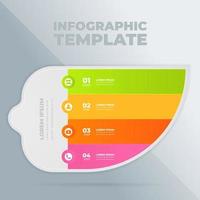 Vector infographic design template with options or steps