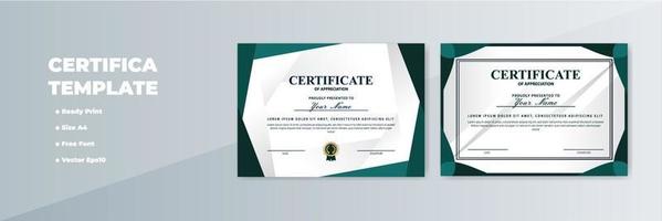 Creative Certificate of Appreciation Award Template vector