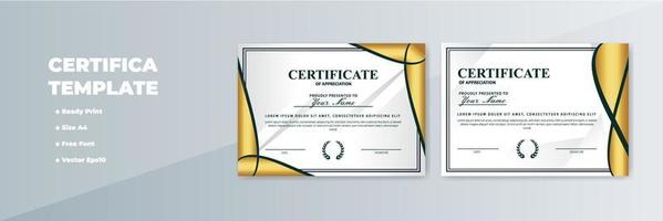 Creative Certificate of Appreciation Award Template vector