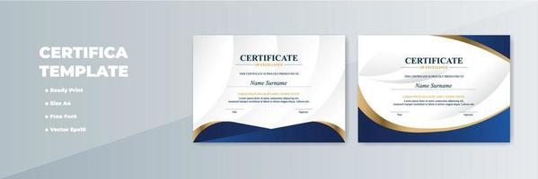 Creative Certificate of Appreciation Award Template vector