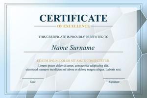 Creative Certificate of Appreciation Award Template vector