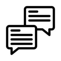 communication icon black and white vector