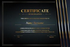 Creative Certificate of Appreciation Award Template vector