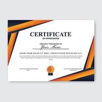 Creative Certificate of Appreciation Award Template vector