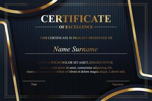 Creative Certificate of Appreciation Award Template vector