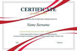 Creative Certificate of Appreciation Award Template vector