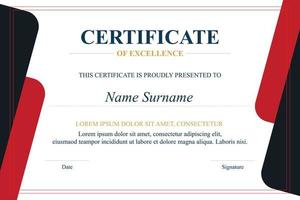 Creative Certificate of Appreciation Award Template vector