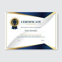 Creative Certificate of Appreciation Award Template vector