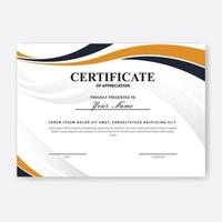 Creative Certificate of Appreciation Award Template vector