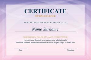 Creative Certificate of Appreciation Award Template vector