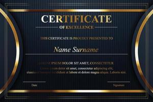 Creative Certificate of Appreciation Award Template vector