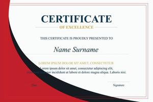 Creative Certificate of Appreciation Award Template vector