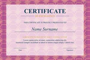 Creative Certificate of Appreciation Award Template vector