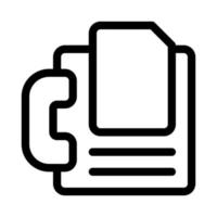 communication icon black and white vector