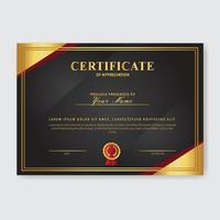 Creative Certificate of Appreciation Award Template vector