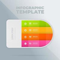 Vector infographic design template with options or steps