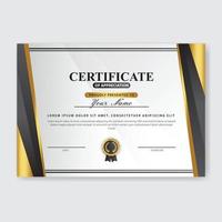 Creative Certificate of Appreciation Award Template vector