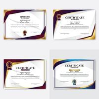 Creative Certificate of Appreciation Award Template vector