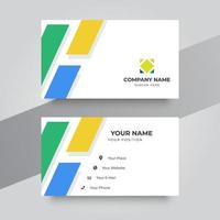 Print business card template vector