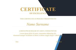 Creative Certificate of Appreciation Award Template vector