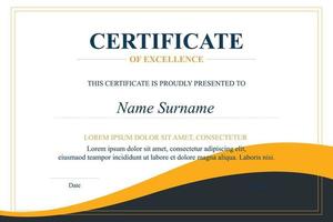 Creative Certificate of Appreciation Award Template vector