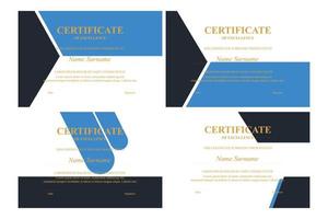 Creative Certificate of Appreciation Award Template vector